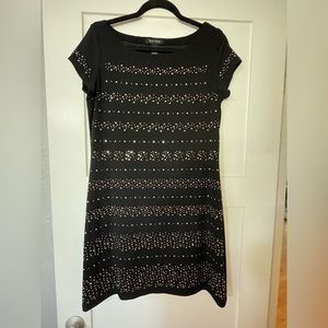 White House Black Market black sequin dress